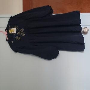 Beautiful girls size 7 navy belati dress